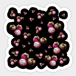 MANGOSTEEN MANGGIS PATTERN Sticker